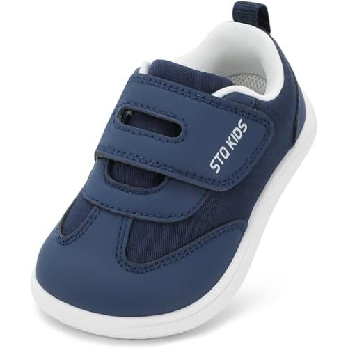 STQ KIDS Toddler Wide Toe Box Shoes Boys Girls Barefoot Sneakers