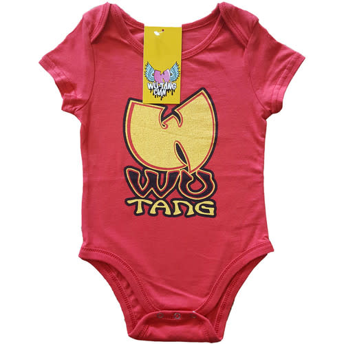 Wu-Tang Clan Kids Infant Baby Romper Grow Wu-Tang Red