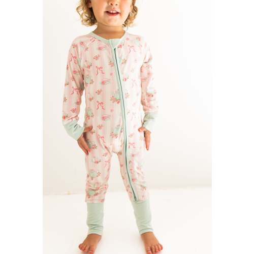 Tea Party Zipper Romper