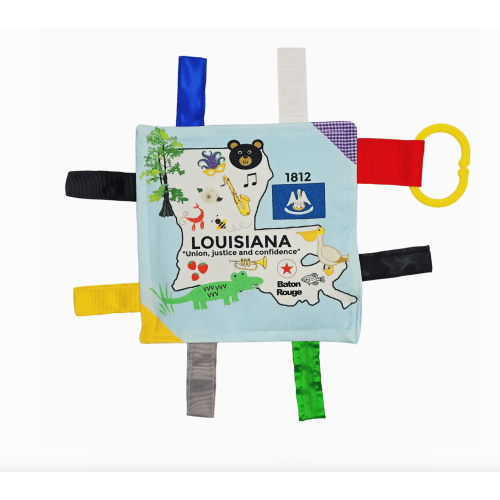 • SENSORY SQUARE BABY TOY - LOUISIANA