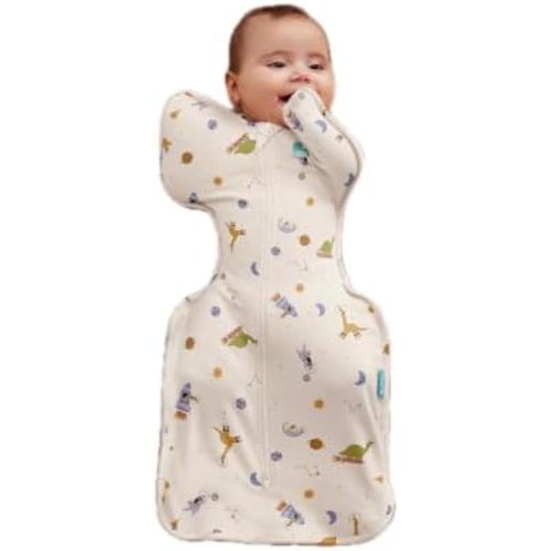 Love to Dream Swaddle Up, Baby Sleep Sack | 1.0 TOG, 8-13 lbs, Space Dinos