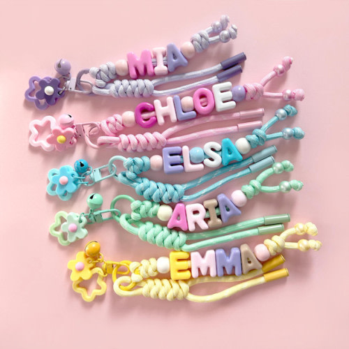 olioliWorkshop Personalized Beaded Name Charm