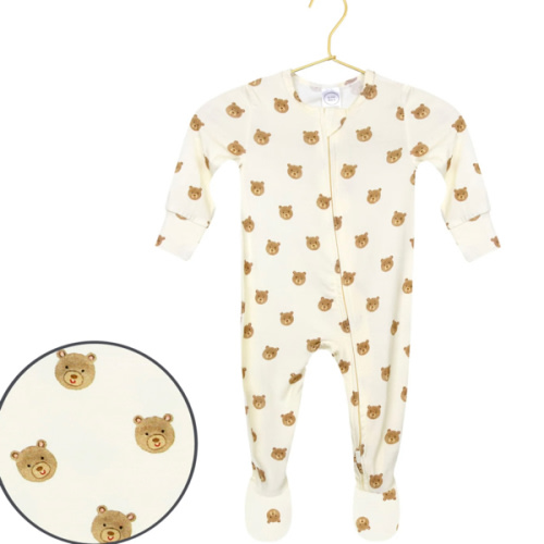 Teddy Zipper Footies