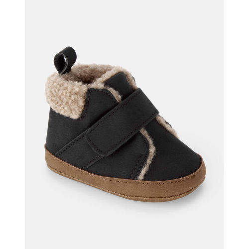 Baby Boy Sherpa Boots - Black/Brown - Carter's | Carter's