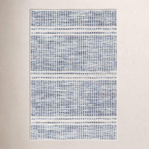 Dash and Albert Rugs Malta Blue Machine Washable Striped Rug & Reviews | Birch Lane