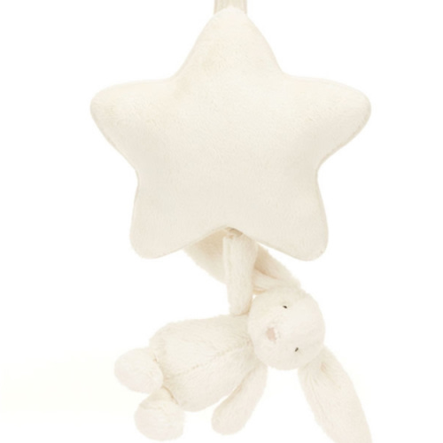 Bashful Bunny Musical Pull - "CREAM" Color
