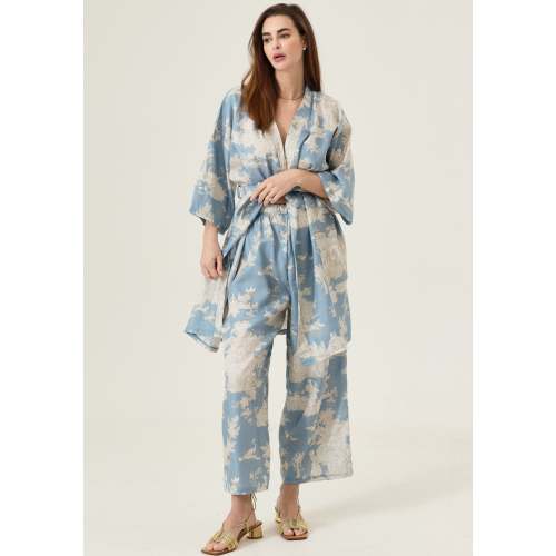 Vegan Silk Robe & Pants Set – Maternity Hospital Set | Nothing Fits But