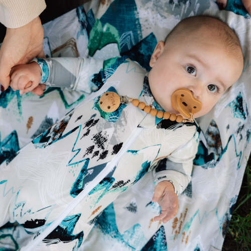 Softest Baby Pajamas- Rocky Mountains – Milk Snob