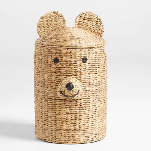 Bear Woven Kids Hamper with Handles