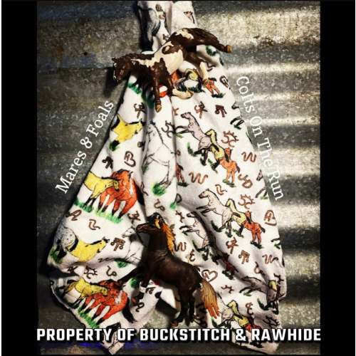 Horses, Horses, & More Horses Burp Rags | Buckstitch & Rawhide