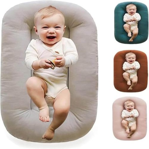 Pillow Lounger, Lounger Pillow for 0-24 (Beige)