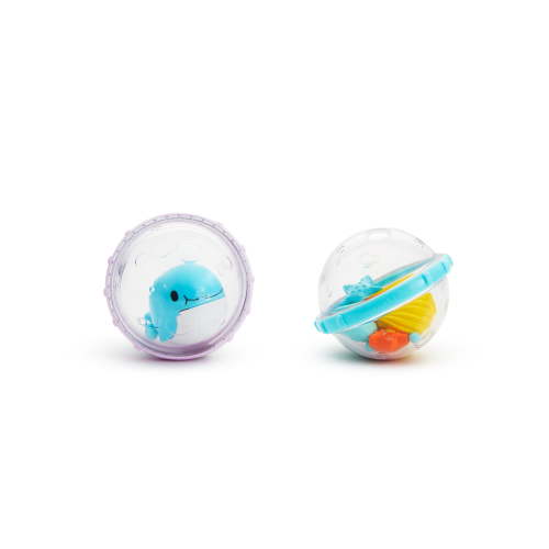 Munchkin Float & Play Bubbles Baby and Toddler Rattle Bath Toy, Unisex, 2 Pack