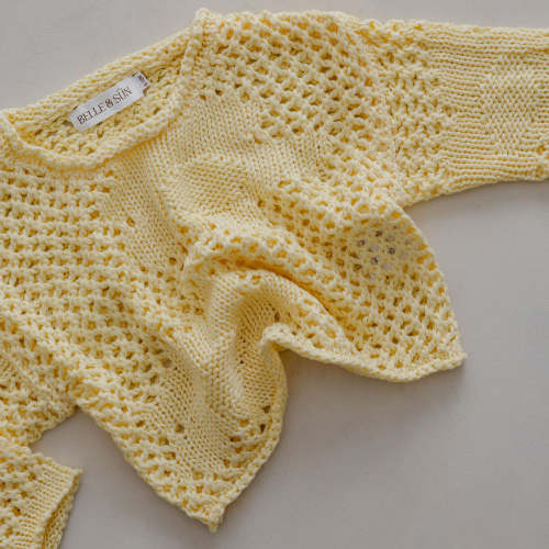 Crochet Sweater - Citrus