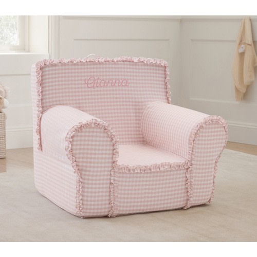 Kids Anywhere Chair®, Sepia Rose Ruffle Gingham
