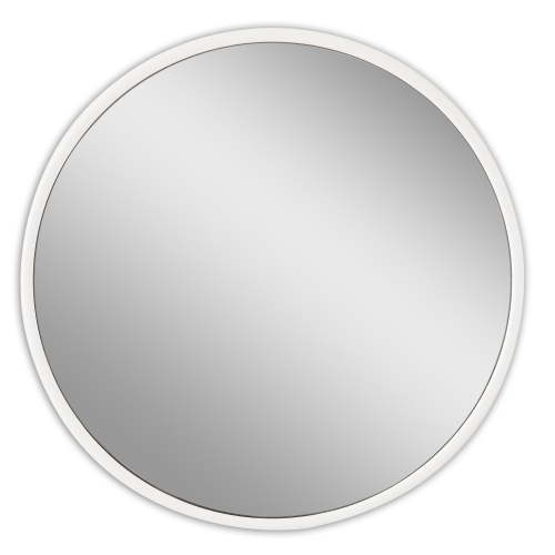 Mainstays 18 in x 18 in White Round Wall Mirror