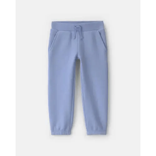 Toddler Girl Fleece Joggers - Blue | Carter's