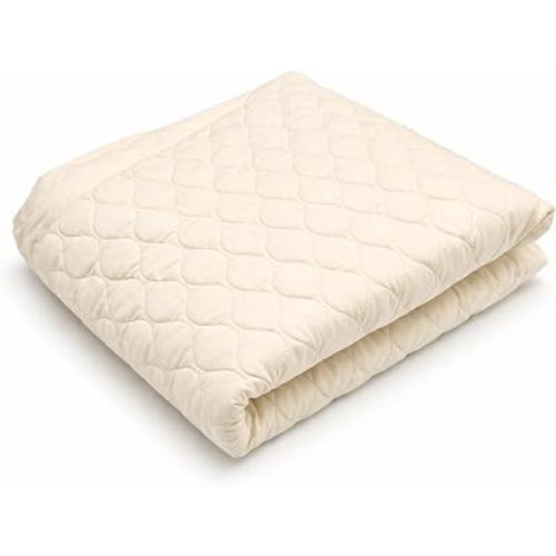 ORGANIC TEXTILES 100% Organic Cotton Baby Mattress Pad - GOTS Certified - Standard Crib (52x28) - Fitted