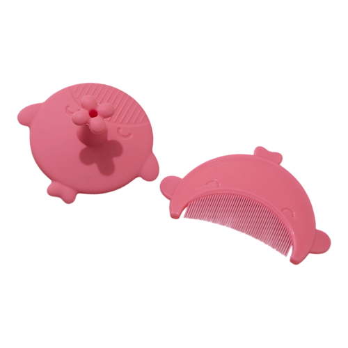 Baby Bath Cradle Caps Brush Baby Comb Silicone Massage Shampoo Brush Soft Combs Hair Washing Scrubber for Newborns