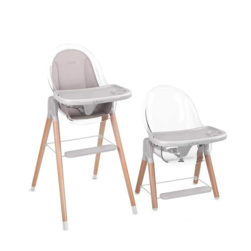 Children Of Design 6 in 1 Deluxe High Chair, w/ Removable Cushion, Grey