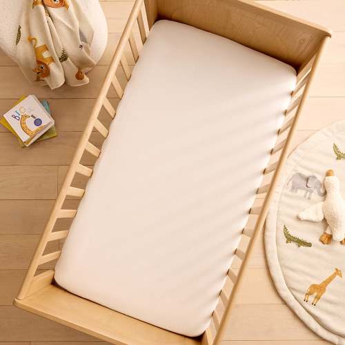 Vintage Washed Linen Coconut Fitted Sheet | Adairs