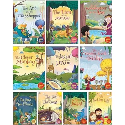 Illustrated Moral Stories (Collection of 10 Books)
