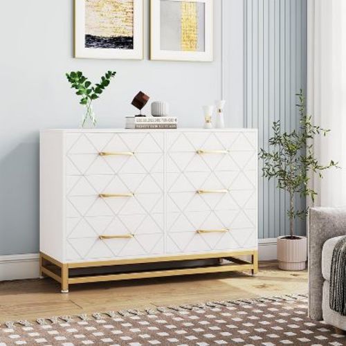 Wooden Dresser for Bedroom, Dressers & Chest of Drawers with 3 Drawer, Wood nightstand for Storage and Organization