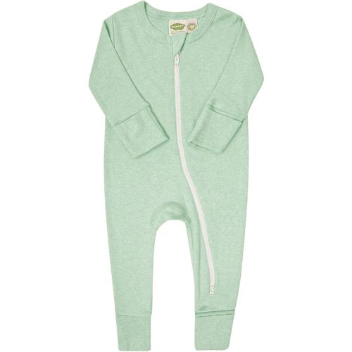 PARADE Organic Snuggle Soft Melange '2-Way' Zipper Romper