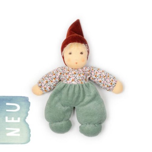 Nanchen Organic Cotton Waldorf Doll "Wild Child" Sage Pants | Dolls- Blue Otter Toys