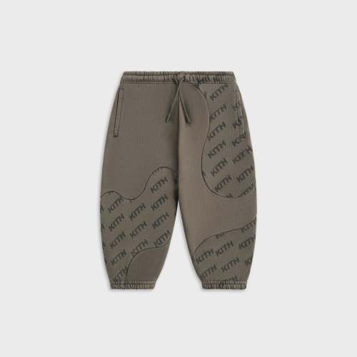 Kith Baby Blocked Monogram Nelson Sweatpant - Fuel
