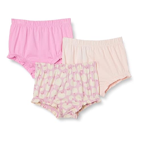 Amazon Essentials Toddlers and Baby Girls' Cotton Bloomer Shorts, Pack of 3