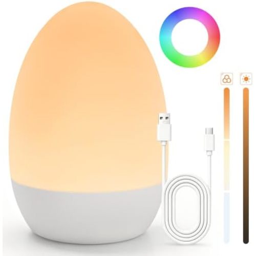 Egg Light for Nursery, 17 Color Modes, Baby Night Light for Breastfeeding