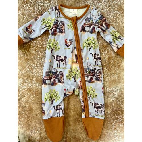 On The Farm Footie - Preorder
