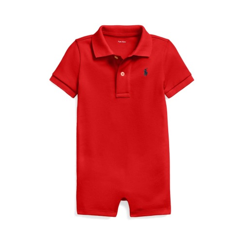 Cotton Polo Romper