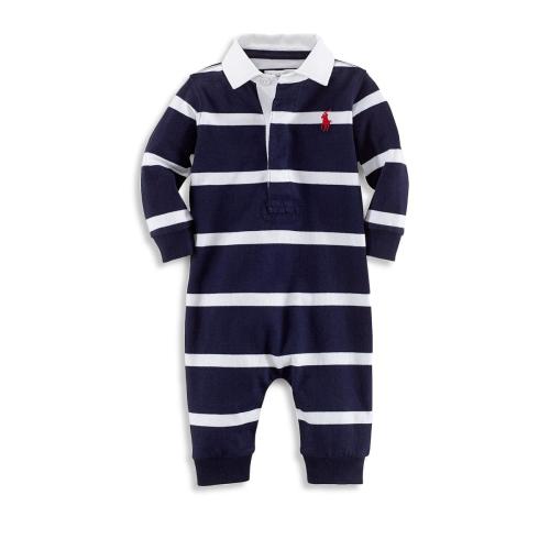 Polo Ralph Lauren Baby Boy's Cotton Rugby Coverall | Saks Fifth Avenue