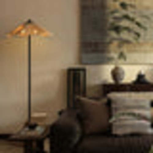 Retro Straw Hat Floor Lamp – Mooijane