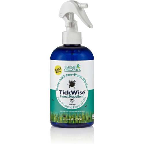 3 Moms Organics TickWise 8oz, Made with All Natural Essential Oils