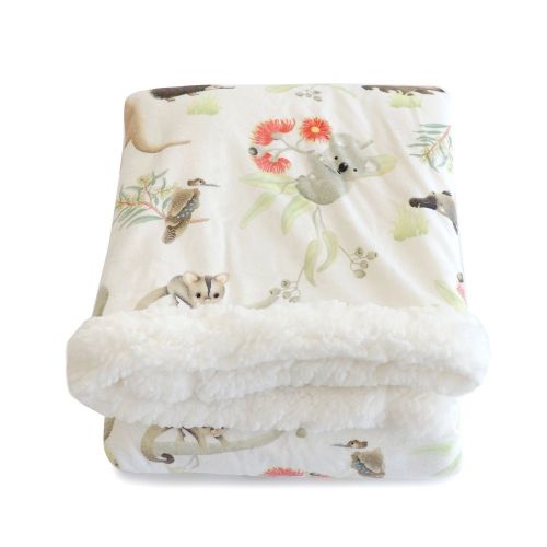 Bubba Blue Cuddle Blanket Oatmeal