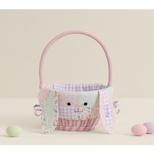 Patchwork Bunny Easter Basket Liners