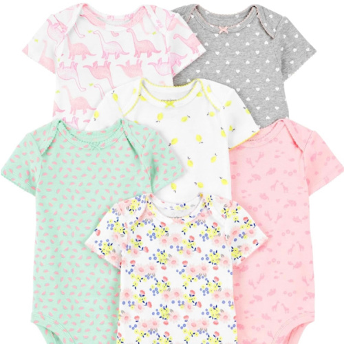 Simple Joys by Carter's Baby-Girls 6-Pack Short-Sleeve Bodysuit