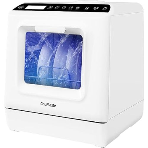 Countertop Dishwasher, Countertop Dishwasher With Water Tank, Dryer, Upper and Lower double spray arms, 360-degree cleaning. Lavaplatos can also be connected to faucets.