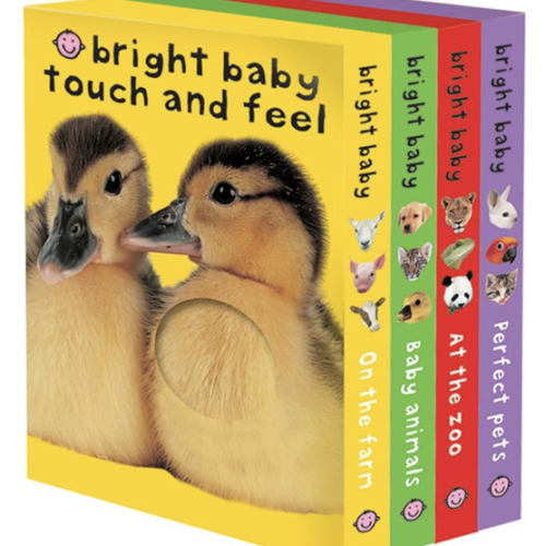 Boxed Set (Bright Baby Touch and Feel): On the Farm, Baby Animals, At the Zoo and Perfect Pets