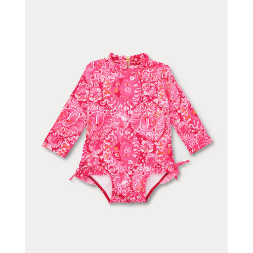 UPF 50+ Girls Idella Infant Rashguard Swimsuit