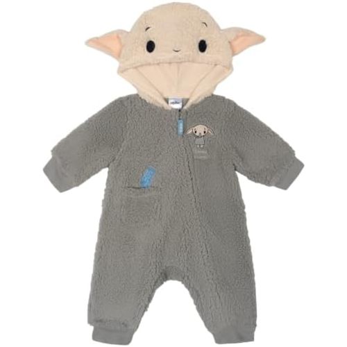 Harry Potter Baby Zip Up Costume Coverall Newborn to Infant Sizes (Newborn - 24 Months)