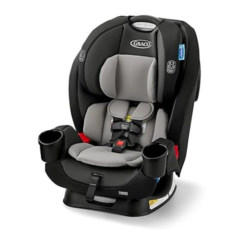 Graco TriRide 3-in-1 Convertible Car Seat - Highback Booster, Forward & Rear Facing Modes, Suitable from Newborn to Preschooler, Perfect for Long Journeys in Redmond Color