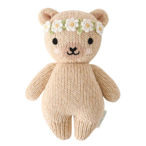 BABY HONEY BEAR (IVORY FLORAL)