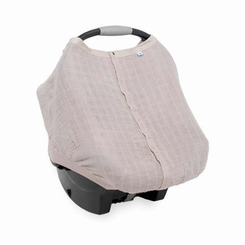 Cotton Muslin Car Seat Canopy - Porpoise