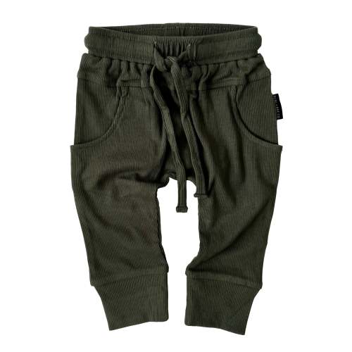 BAMBOO RIBBED JOGGERS - HUNTER – REMI + RAE CO.