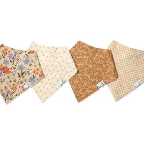 Bandana Drool Bibs - 4 Pack | Snuggle Bugz | Canada's Baby Store