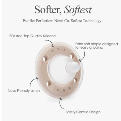 Ninni Pacifier Oatmeal 2 Pack