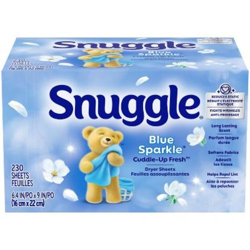 Snuggle Blue Sparkle Fresh Scent Dryer Sheets